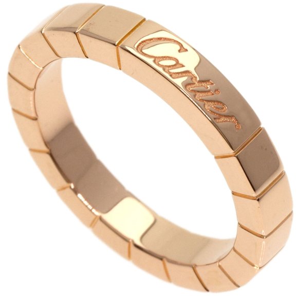 CARTIER Vintage Lanières Ring 18k Rose Gold #48 (US Size: 4.5) - Picture 6 of 6